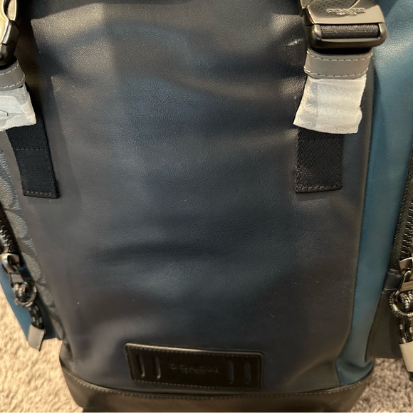 Brand New - Coach Ranger Backpack with Signature Canvas Pieced Patchwork - Picture 7 of 9